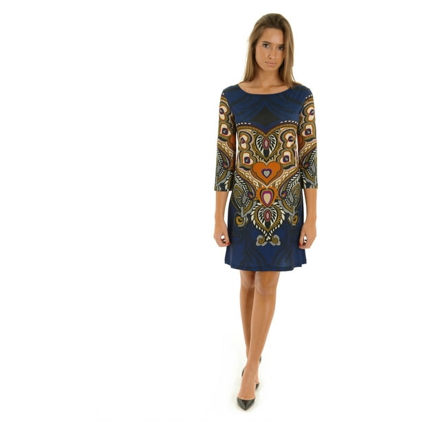 London Times Womens 3/4 Sleeve Scoop Neck Lace Shift Dress London Times Womens 3/4 Sleeve Scoop Neck Lace Shift Dress